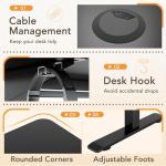 Furmax Adjustable Electric Standing Desk - Black