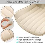 YOUNIKE Adjustable Ergonomic Rolling Desk Chair - Beige