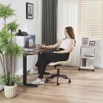 YOUNIKE Adjustable Ergonomic Rolling Desk Chair - Beige