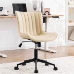 YOUNIKE Adjustable Ergonomic Rolling Desk Chair - Beige