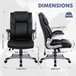 COLAMY Ergonomic High Back Office Chair with Lumbar Support