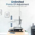 VIVO 32-Inch Adjustable Stand Up Desk Converter