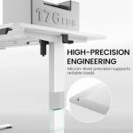 Veken Adjustable Electric Standing Desk – White