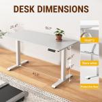 Veken 55-Inch Adjustable Electric Standing Desk
