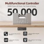 TIQLAB Adjustable Height Standing Desk with Drawers