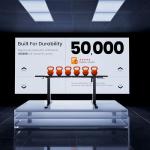 Adjustable Height Electric Standing Desk, Black