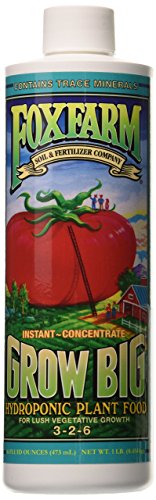 Fox Farm Grow Big Hydro Liquid Fertilizer, 1 Pint