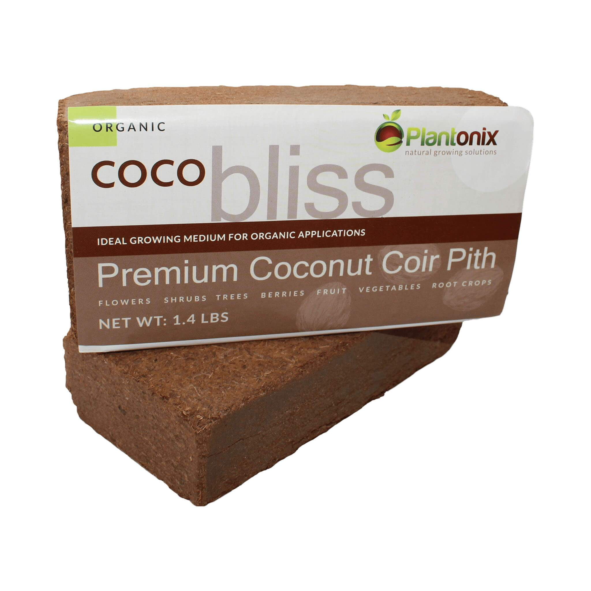 Plantonix Coco Bliss Coir Soil Medium, 50 Bricks
