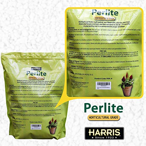 Harris Premium Perlite for Root Growth, 8qt