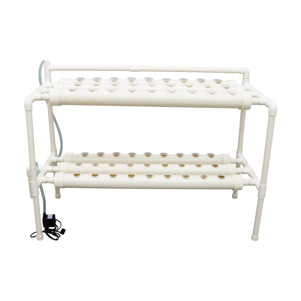 INTBUYING 54 Plant Hydroponic Deep Water Grow Kit