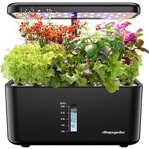 Indoor Hydroponic Garden System with LED Grow Light