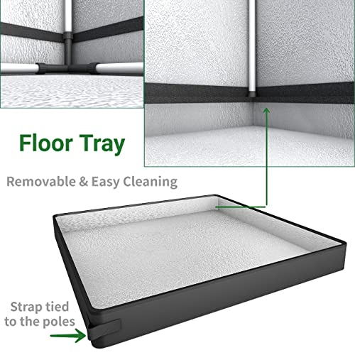 Zazzy Hydroponic Grow Tent 248 x 121 x 198 cm