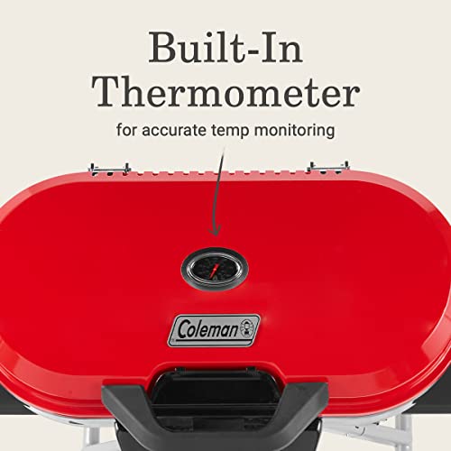 Coleman RoadTrip 285 Portable Propane Grill, Red