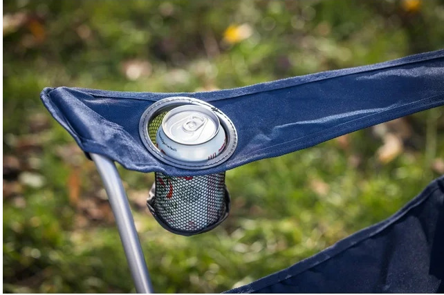 Ozark Trail Quad Folding Camp Chair with Cup Holder