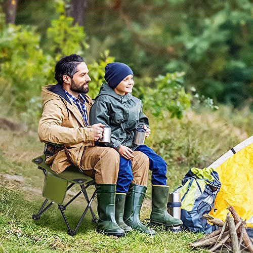 2 Pack Portable Folding Camping Stool Set