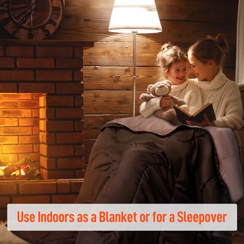 MEREZA XL Double Sleeping Bag for Two Adults