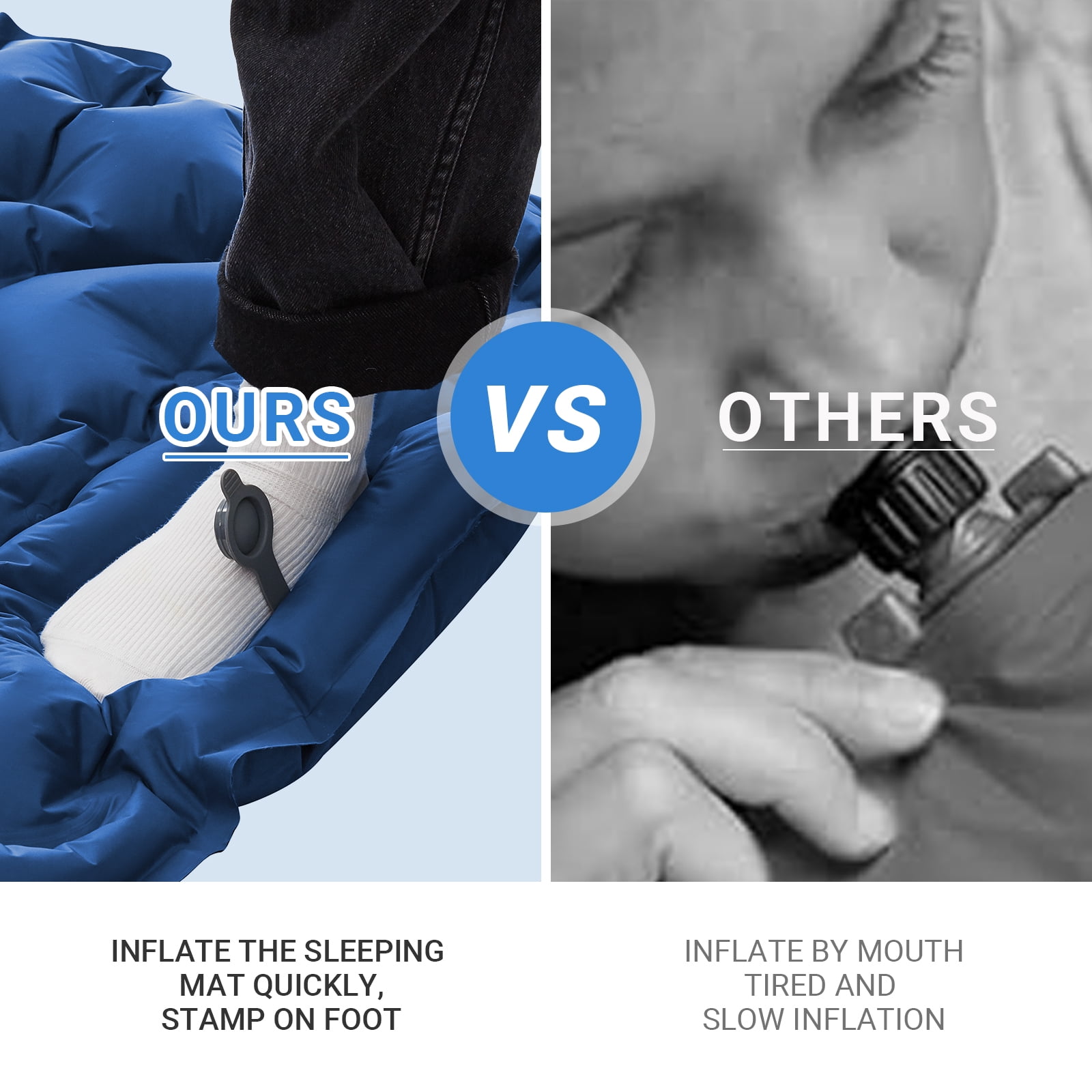 KingCamp Self-Inflating Camping Mattress with Pump