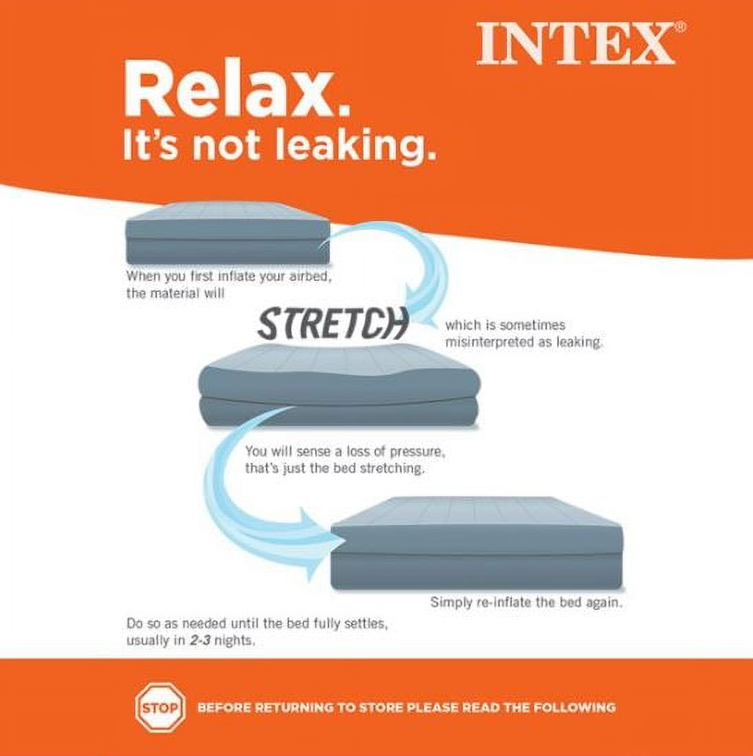 Intex Twin 10-Inch Dura-Beam Airbed Mattress