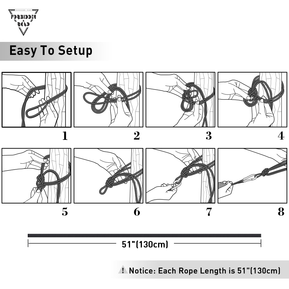 Lightweight Portable Hammock for Camping and Travel