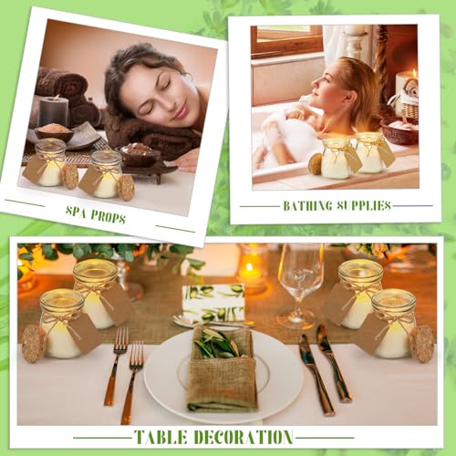 24 Pcs Natural Wax Wedding Guest Candle Favors