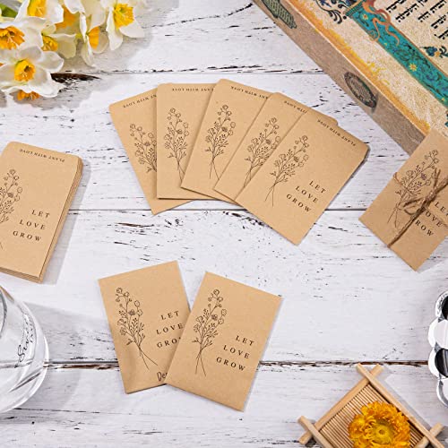 200 Pack Let Love Grow Seed Favor Packets