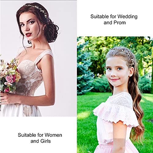 Elegant Rhinestone Bridal Headband Hairpiece