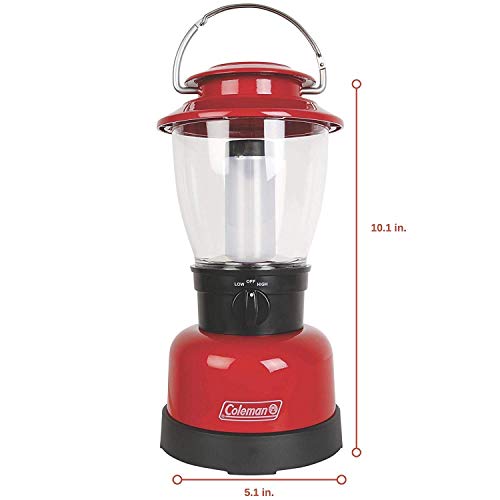 Coleman Classic Personal Size LED Lantern, Red