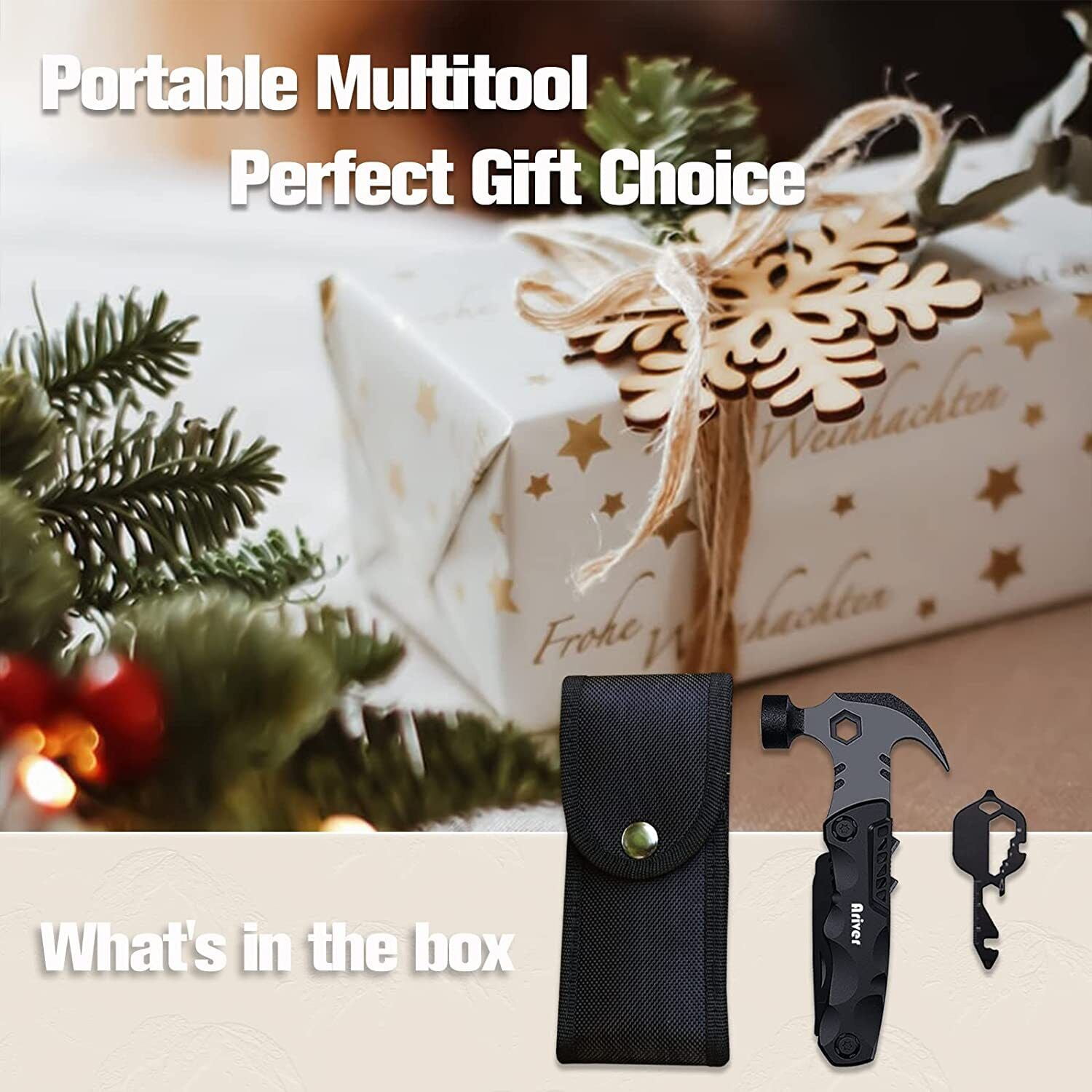 13-in-1 Outdoor Survival Hammer Multi-Tool