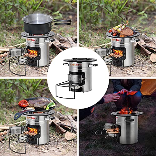 Onlyfire Portable Wood Burning Rocket Stove