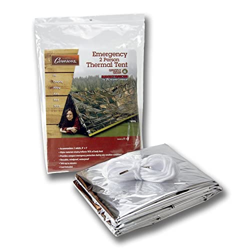 XL Reflective Mylar Emergency Thermal Tent for 2