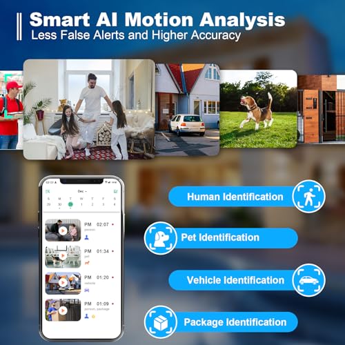 ZEEPORTE Wireless Outdoor Security Camera 2K