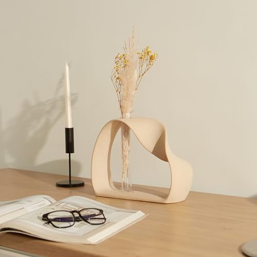 Minimalist Ceramic Vase for Boho Decor