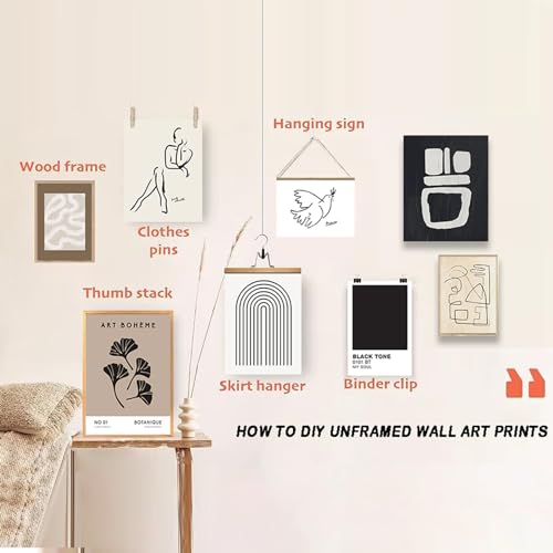 Minimalist Boho Wall Art Prints for Any Room