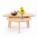 Small Oval Mid-Century Modern Coffee Table