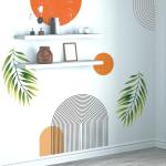 Large Boho Mid-Century Wall Decals - Peel & Stick