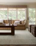 Sage & Ivory Minimalist Area Rug 5’ x 7’
