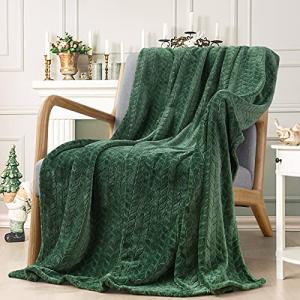 Soft Green Fleece Throw Blanket for Cozy Comfort