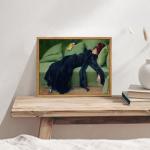 Vintage Framed Wall Art - Moody Victorian Print