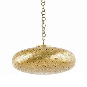 Moroccan Brass Pendant Light for Minimalist Decor