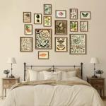 16-Piece Botanical Vintage Wall Art Set