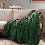 Soft Green Fleece Throw Blanket for Cozy Comfort