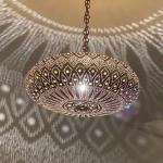 Moroccan Brass Pendant Light for Minimalist Decor