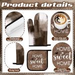 16-Piece Minimalist Abstract Kitchen Decor Set