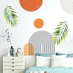 Large Boho Mid-Century Wall Decals - Peel & Stick
