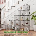 Modular 16-Cube Storage Organizer in Grey