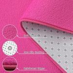 Hot Pink 4x6 Shaggy Rug for Minimalist Spaces