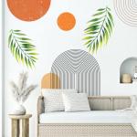 Large Boho Mid-Century Wall Decals - Peel & Stick