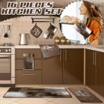 16-Piece Minimalist Abstract Kitchen Decor Set