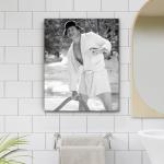 Funny Vintage Bathroom Wall Art Print 8x10
