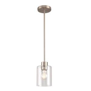 Brushed Nickel Modern Farmhouse Pendant Light